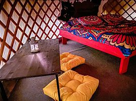 Двухместный Юрта с красивым видом из окна 2 отдельные кровати, Кемпинг Язёвка, Переславль-Залесский