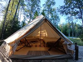 Трёхместное бунгало с красивым видом из окна, Глэмпинг Котопельто, Сортавала