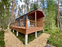 Двухместный номер Standard с балконом и с красивым видом из окна двуспальная кровать, Глэмпинг Велино , деревня Ореховцы