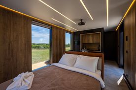 Модульный дом с красивым видом из окна, Глэмпинг Бюрнье, станица Натухаевская