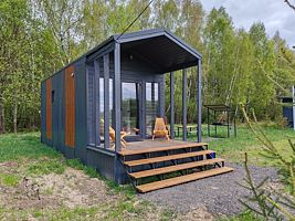 Мини БарнХаус Дом № 2, Глэмпинг Дача без забот, Якшино