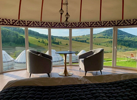 Двухместный люкс, Этно-глэмпинг Алтайское кочевье, Алтайский район