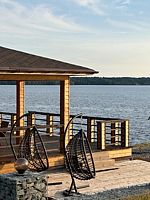 Коттедж с балконом, База отдыха Севера, поселок Сяпся