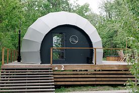 Купольный дом «Улитка», Глэмпинг Три Воды, станица Кочетовская