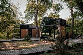 Дом «Барнхаус», Глэмпинг Три Воды, станица Кочетовская