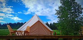 Бунгало с красивым видом из окна, Глэмпинг  Хутор ЛихKoff , Сортавальский район