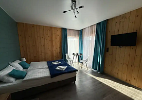 Четырёхместный коттедж Standard, Глэмпинг Брусника, село Сухая