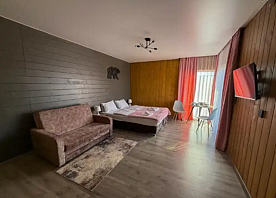 Двухместный коттедж Standard двуспальная кровать, Глэмпинг Брусника, село Сухая