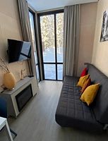 Апартаменты с балконом и с видом на горы, База отдыха Just Barn, Шерегеш