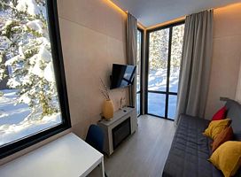 Двухместный коттедж Standard двуспальная кровать, База отдыха Just Barn, Шерегеш