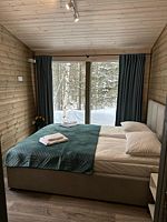 Двухместный коттедж Superior двуспальная кровать, База отдыха Just Barn, Шерегеш