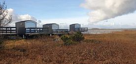 Двухместное бунгало с видом на море двуспальная кровать, Этнопарк Лопский берег, Кемь