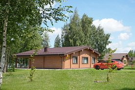 Шале Forest Плюс с 3 комнатами, База отдыха Экопарк Акварель, Пуховичский район