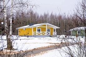 Дом Сканди Комфорт с 2 комнатами, База отдыха Экопарк Акварель, Пуховичский район