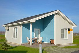 Семейное бунгало с 2 комнатами, База отдыха Экопарк Акварель, Пуховичский район