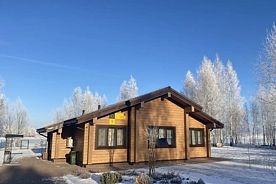 Шале Forest с 3 комнатами, База отдыха Экопарк Акварель, Пуховичский район