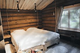 Двухместный коттедж 2 отдельные кровати, База отдыха Удачное место на Волге, Ржев