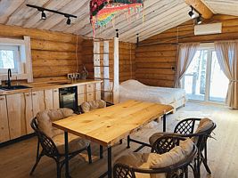 Двухместный коттедж Luxury 2 отдельные кровати, База отдыха Удачное место на Волге, Ржев