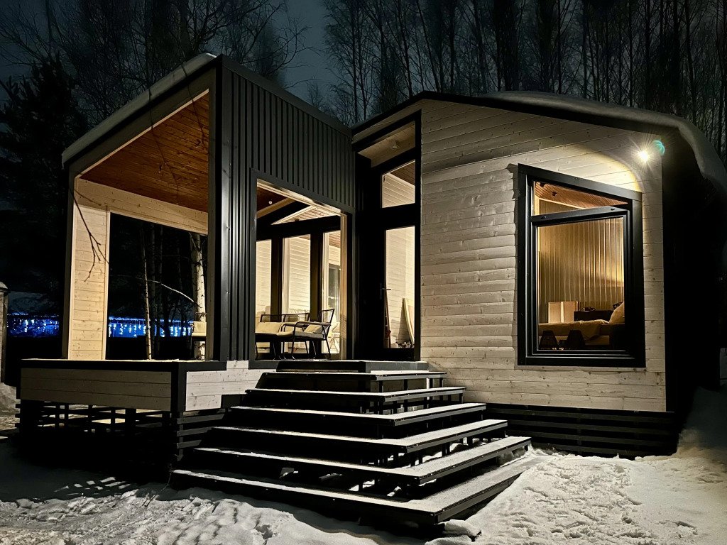 Глэмпинг Happy Dacha Стильный Барнхаус с Баней возле Иннополиса, Республика Татарстан, Казань Казань село Введенская Слобода поселок Октябрьский