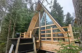 Дом Соло 3 с банным чаном на террасе с видом на реку, Дома в аренду У друзей, Теберда