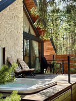 Двухместный коттедж Superior с красивым видом из окна двуспальная кровать, Частный дом Elovoye, деревня Красный Огорок