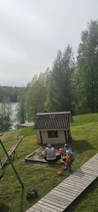 Фото 1 из отзыва о доме в аренду Лесное озеро