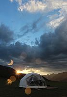 Бунгало c 1 комнатой с красивым видом из окна, Глэмпинг Brosko Terra, Малый Яломан