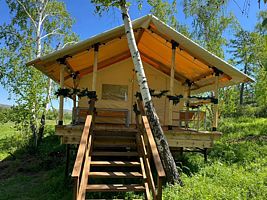 Сафари хаус ШАЛЕ, Глэмпинг Наедине, Зеленая Поляна