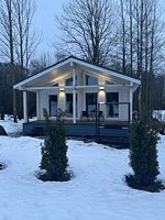 Коттедж с красивым видом из окна, База отдыха Ленинградский Куршавель, Приозерский район