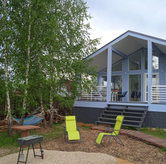 Барн с баней на дровах, Московская область: фото 2