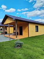 Двухместный коттедж Superior двуспальная кровать, База отдыха Алтай Люкс, село Аюла