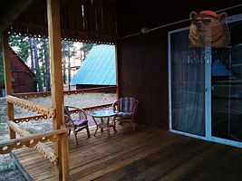 Домик "Молодежный" с двухспальным диваном, Место отдыха Берлога, Иловля