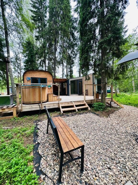 Панорамный дом в лесу на Живописной улице, Московская область: фото 5