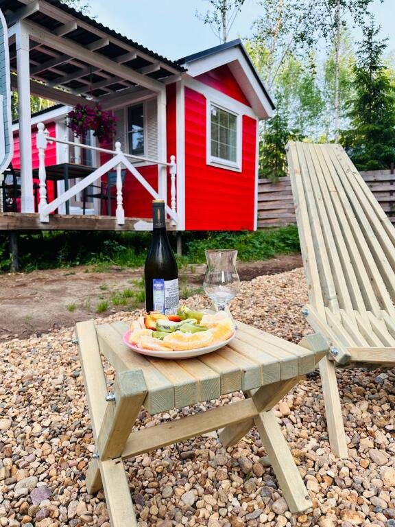 Красный домик в лесу на Живописной улице, Московская область: фото 4