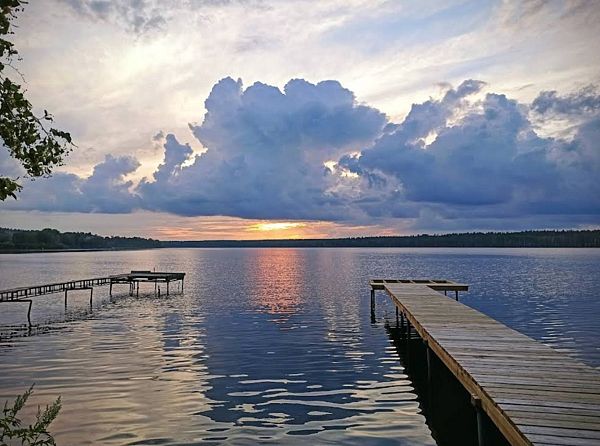 Рефтинское водохранилище. Закат