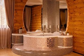 Двухместный люкс двуспальная кровать, База Отдыха Сябры, агрогородок Сёмково