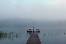 Двухместный Сафари-тент с панорамной входной зоной с видом на озеро 2 отдельные кровати, Глэмпинг Мармар, поселок Харлу