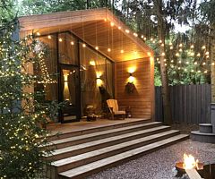 Двухместный коттедж Superior двуспальная кровать, Глэмпинг The Dacha, Домодедово