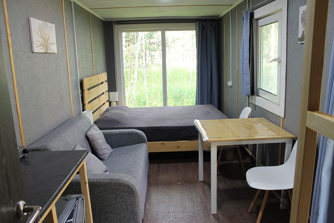 Модульный дом 2-местный 1-комнатный (Ель)