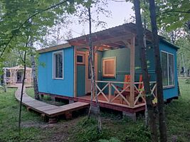 Модульный дом 4-местный 2-комнатный "Клён", Глэмпинг Лесной сон, Ясногорский район