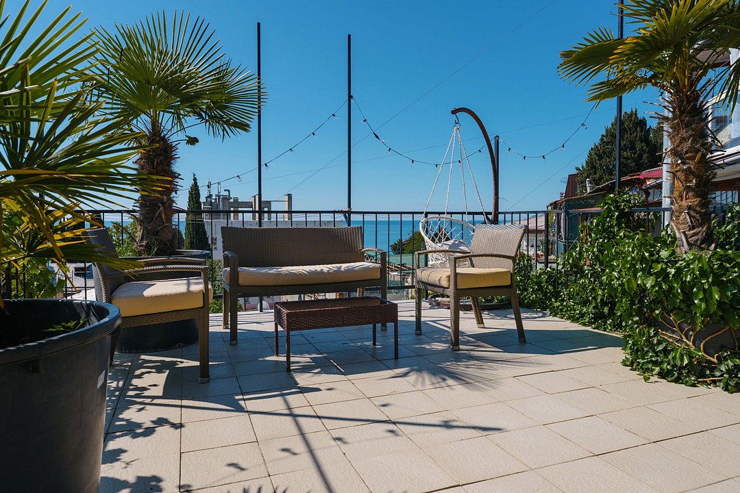 Апартаменты улучшенные 4-местные 3-комнатные (с террасой)