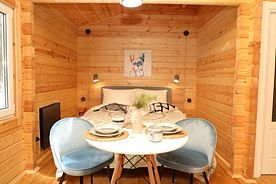 Двухместный люкс с красивым видом из окна двуспальная кровать, База отдыха Левенцово, Всеволожск