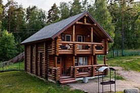 Коттедж № 1, База отдыха Аквамарин, Приозерский район