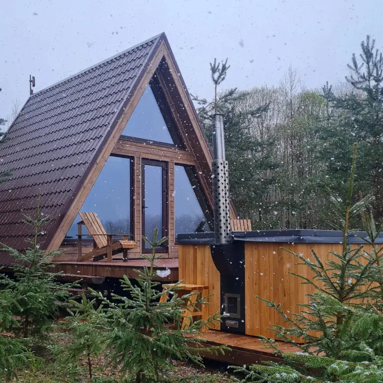 Глэмпинг Ёлкино За Палкино (домик 2 -  Хатка Бобра), Палкинский район, Псковская область