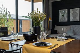 Фьюжн с сауной и купелью, Дома в аренду Garnet Holiday Green Forest, Мышенское