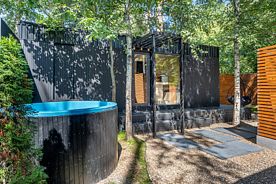 Домик с купелью и сауной Номера домов: 3, Ультрасовременный домик для двоих с мангалом и купелью, Одинцовский