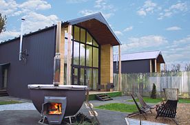 Барнхаус с банным чаном, Гостевые дома Лес Рядом, Кинель