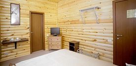 Двухместный стандарт: двухспальная кровать (корпус №2 и №4), База отдыха Лесное поместье, Аргаяшский район