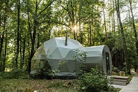 Геокупол лес, Загородный Клуб Утрау, Васильево