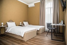 Комната с 2 односпальными кроватями, Гостевой дом Амар от Травел Хотелс Антураж, Ростов-на-Дону